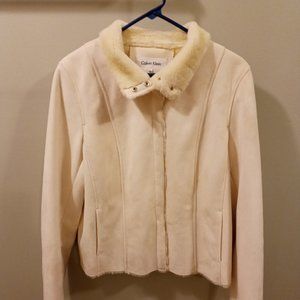 Calvin Klein Suede Coat